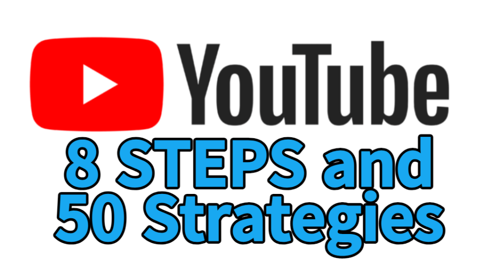 youtube strategy and youtube tips for youtube success : 8 Steps to Create a Successful YouTube Channel and Videos plus 50 more and youtube business success tips on youtube