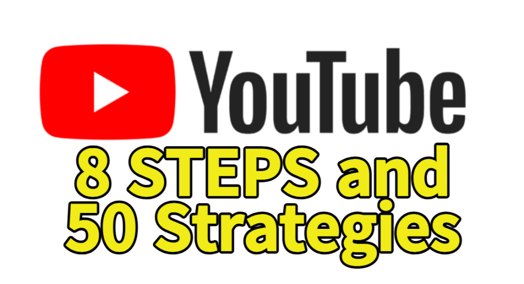 youtube strategy and youtube tips for youtube success : 8 Steps to Create a Successful YouTube Channel and Videos plus 50 more and youtube business success tips on youtube